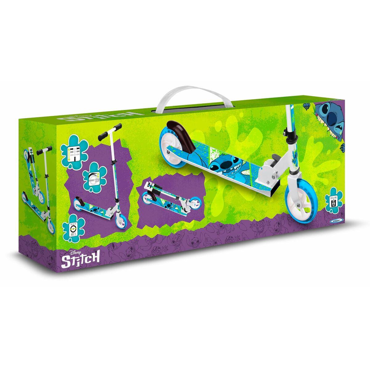 Скейт Disney Stitch Синий-3