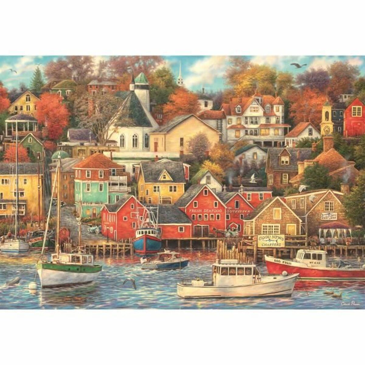 Головоломка Clementoni Good Times Harbor 1500 Предметы-2