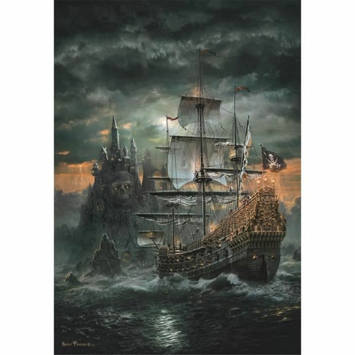 Головоломка Clementoni Bateau de pirate 1500 Предметы-2
