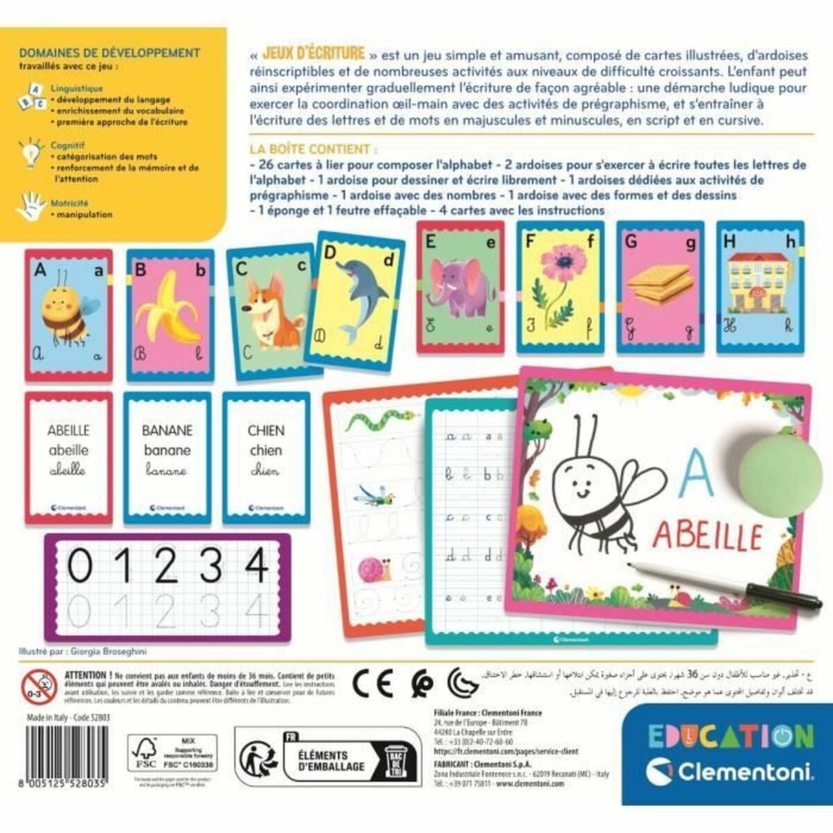 Образовательный набор Clementoni Jeux d'écriture (FR)-2