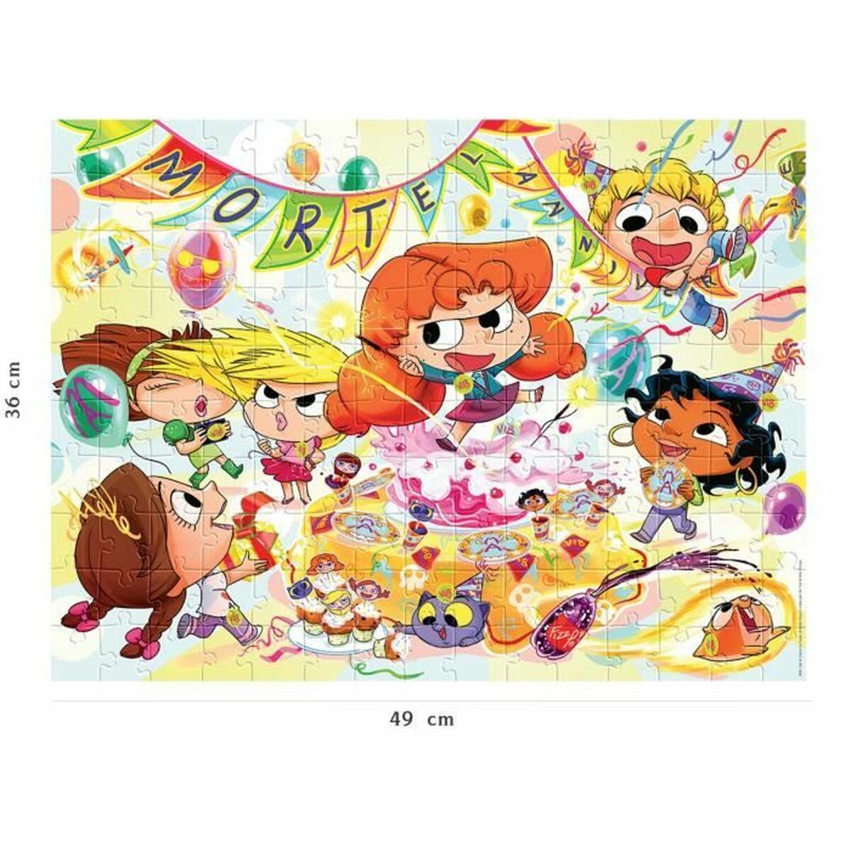 Головоломка Nathan Nathan Mortel Anniversaire Mortelle Adèle 150 Предметы-2