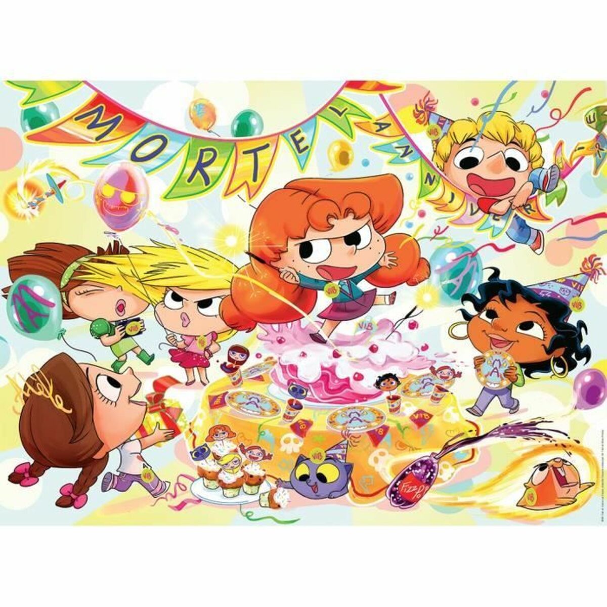 Головоломка Nathan Nathan Mortel Anniversaire Mortelle Adèle 150 Предметы-6