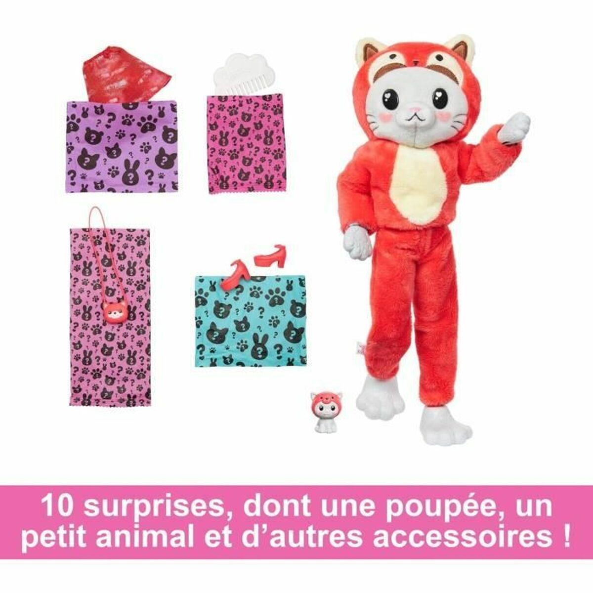 Кукла Barbie Cutie Reveal Panda-5