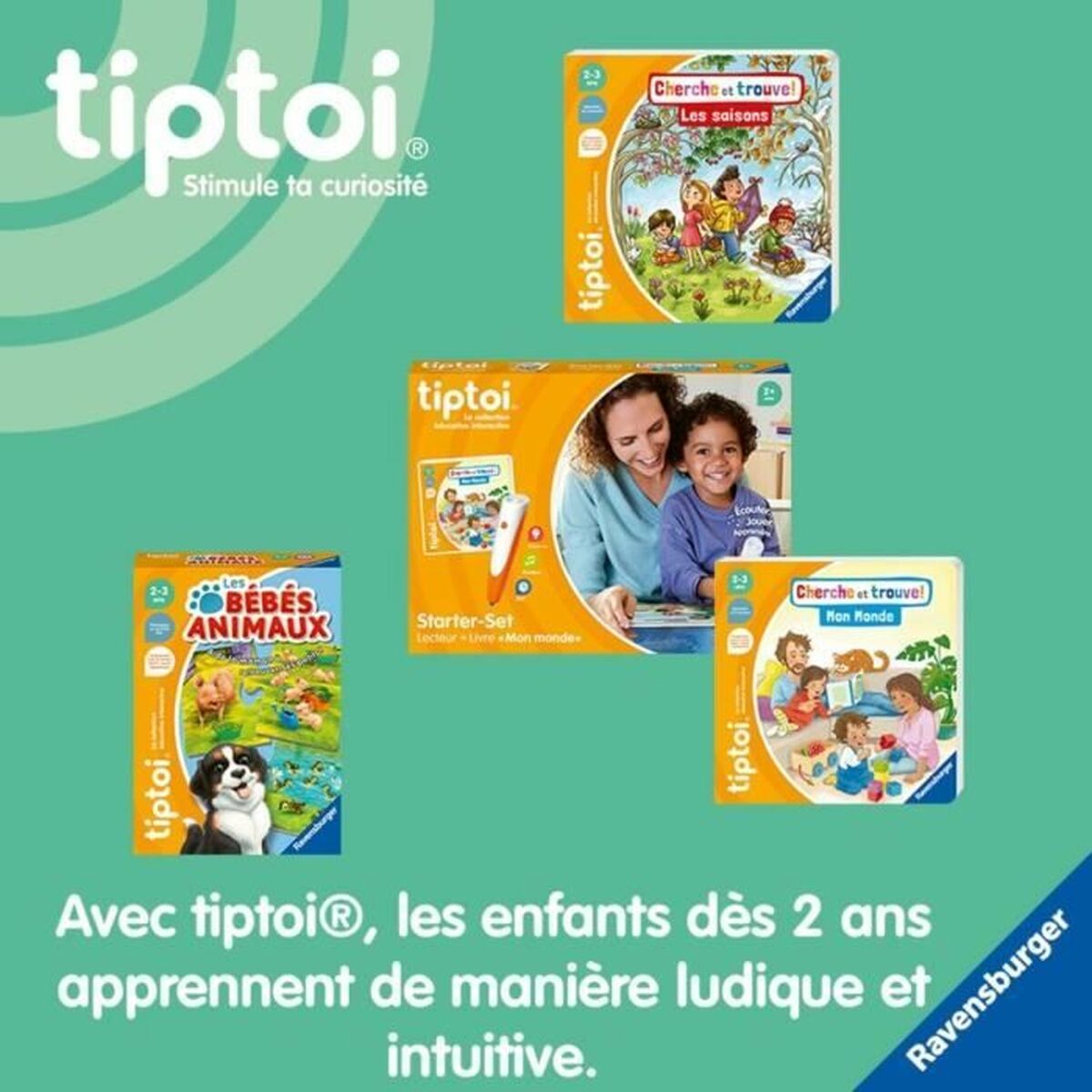 Образовательный набор Ravensburger tiptoi® Starter Mon Monde 4005556001743 (FR)-3