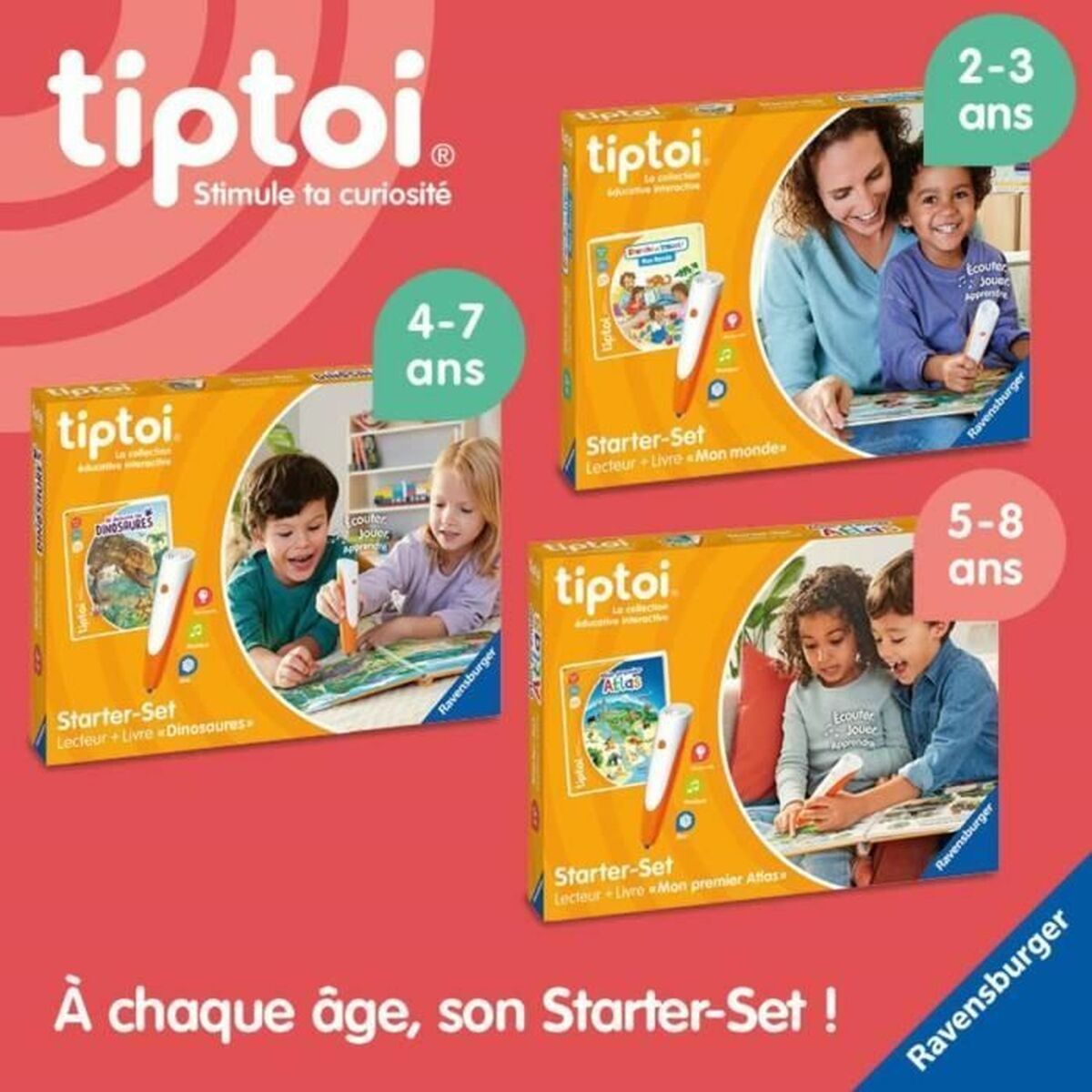 Образовательный набор Ravensburger tiptoi® Starter Dino-4005556001750 (FR)-3