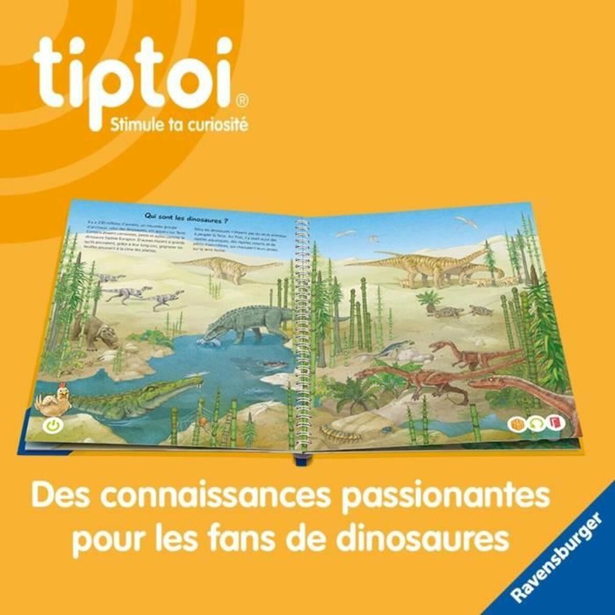 Образовательный набор Ravensburger tiptoi® Starter Dino-4005556001750 (FR)-5