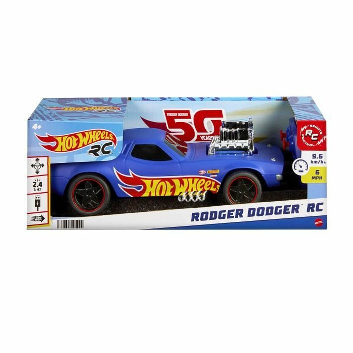 Машинка на радиоуправлении Hot Wheels Синий Разноцветный 1:16-2
