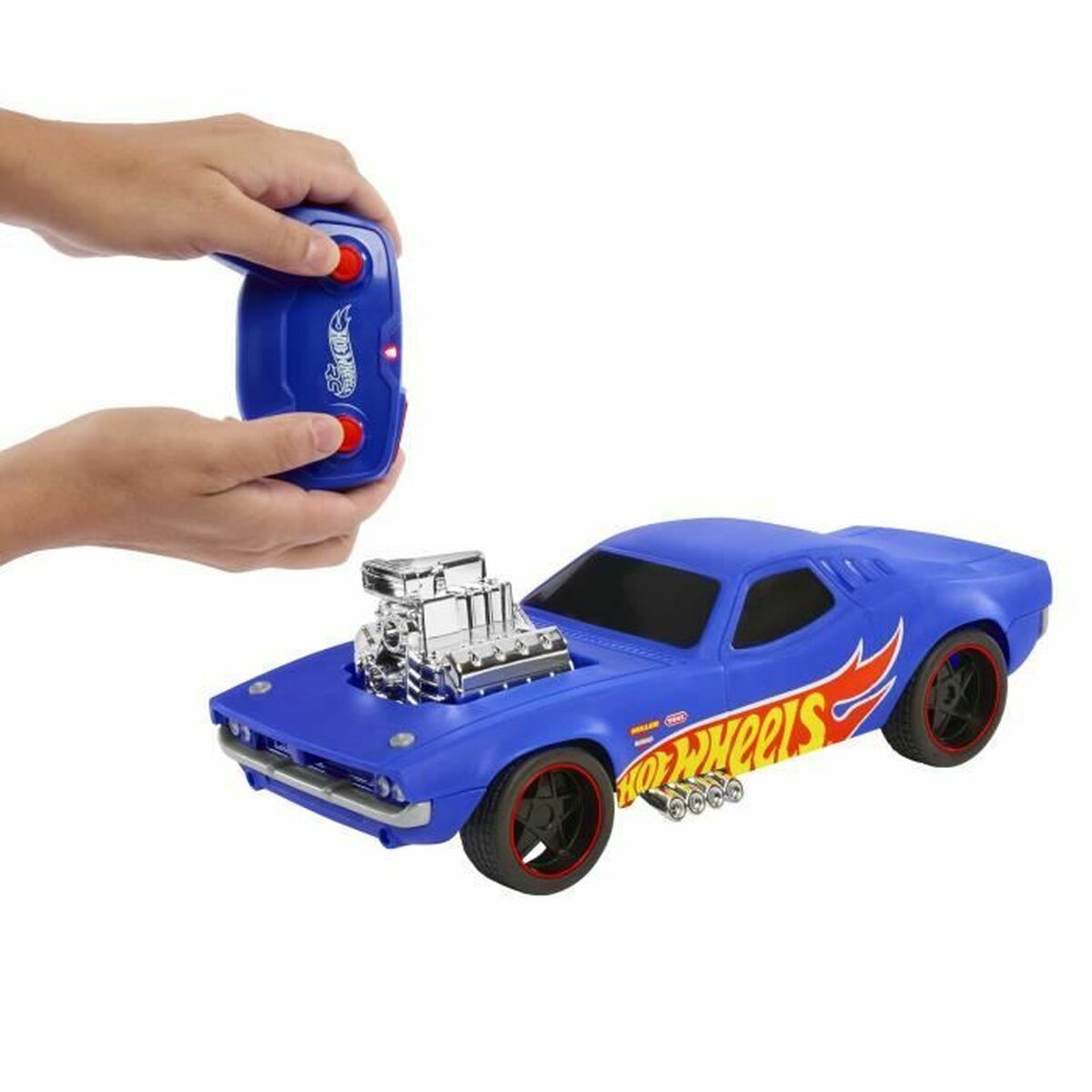 Машинка на радиоуправлении Hot Wheels Синий Разноцветный 1:16-3