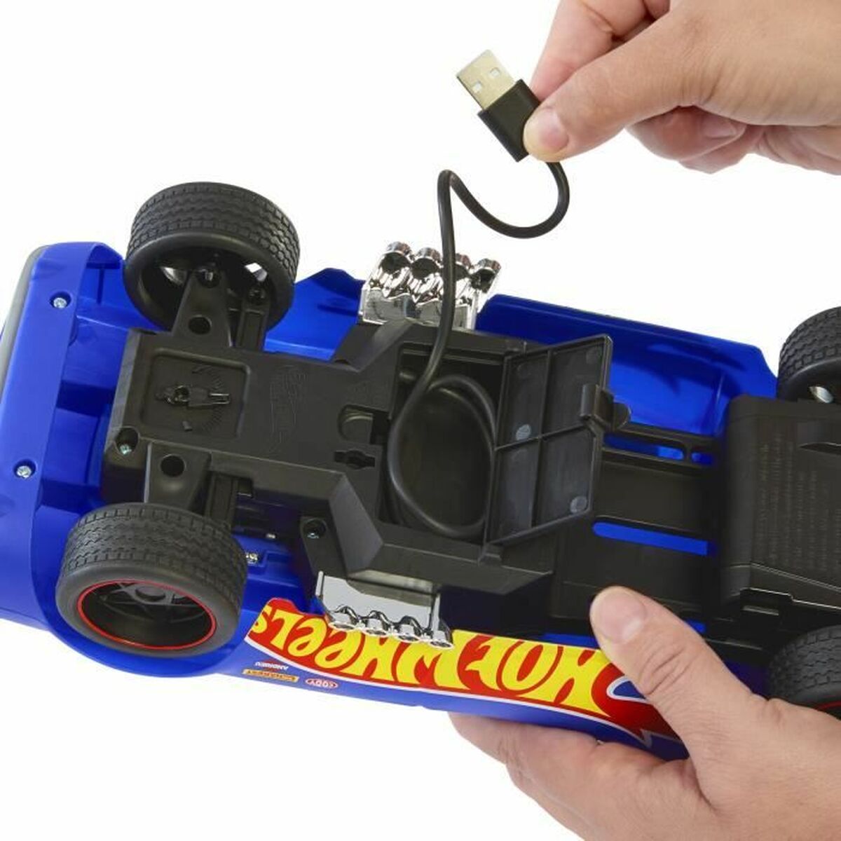 Машинка на радиоуправлении Hot Wheels Синий Разноцветный 1:16-5