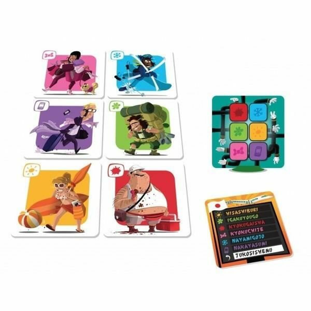Настольная игра Asmodee Tokyo Train (FR)-2