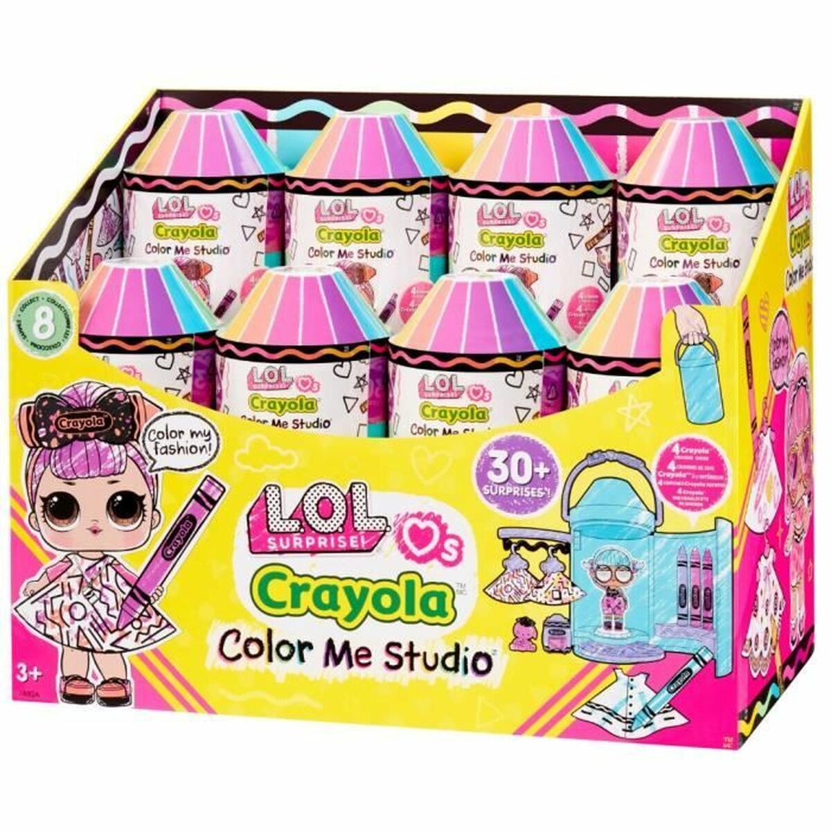 Кукла LOL Surprise! Loves CRAYOLA Color Me Studio-4