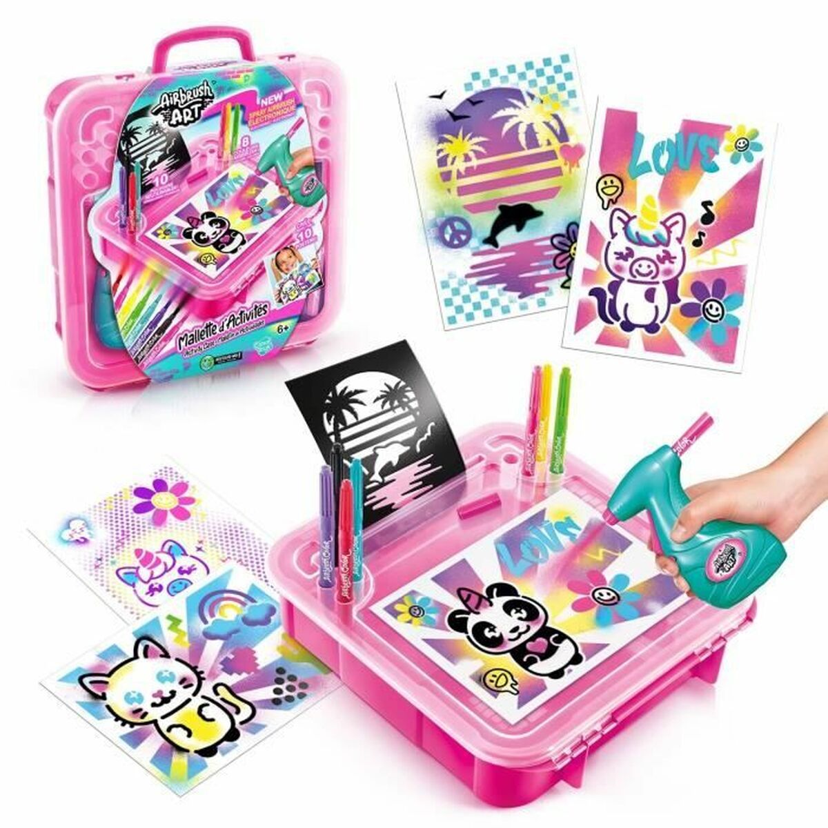Ремесленный комплект Canal Toys Airbrush Art Белый Пластик-2