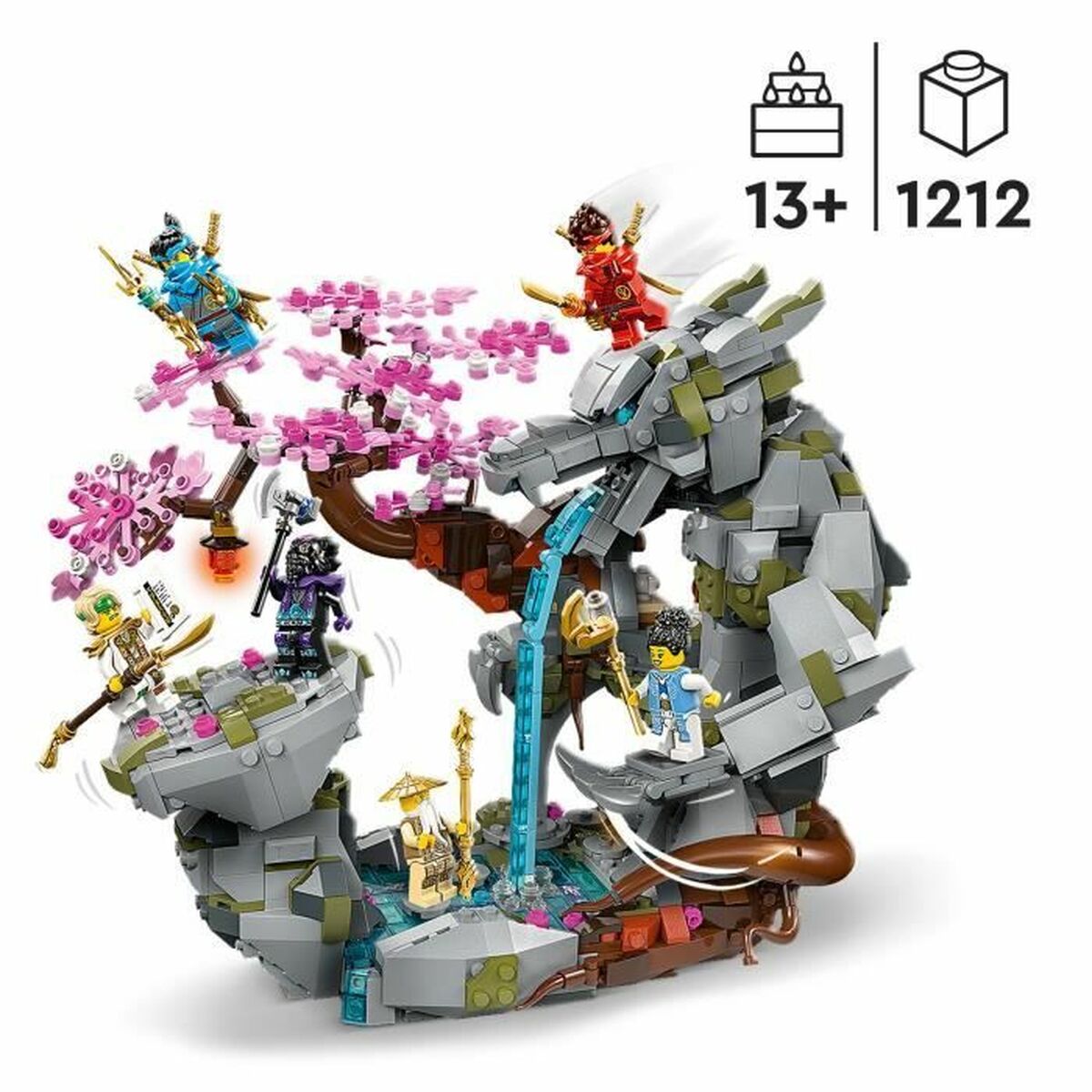 Строительный набор Lego NINJAGO 71819 Dragon Rock Shrine Разноцветный-2