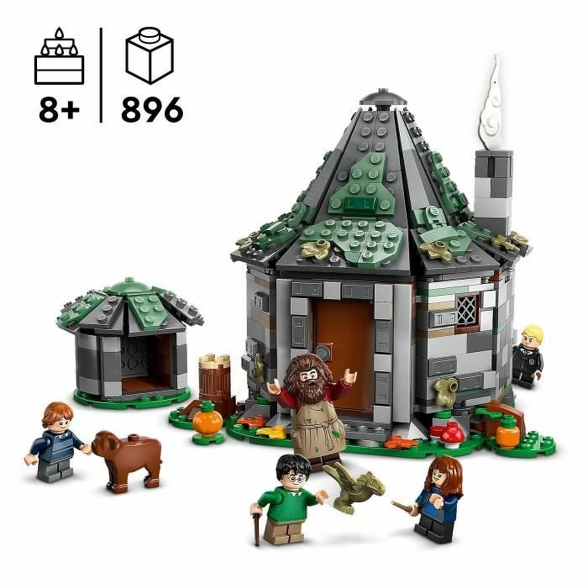 Строительный набор Lego Harry Potter 76428 Hagrid's Cabin: An Unexpected Visit Разноцветный-3