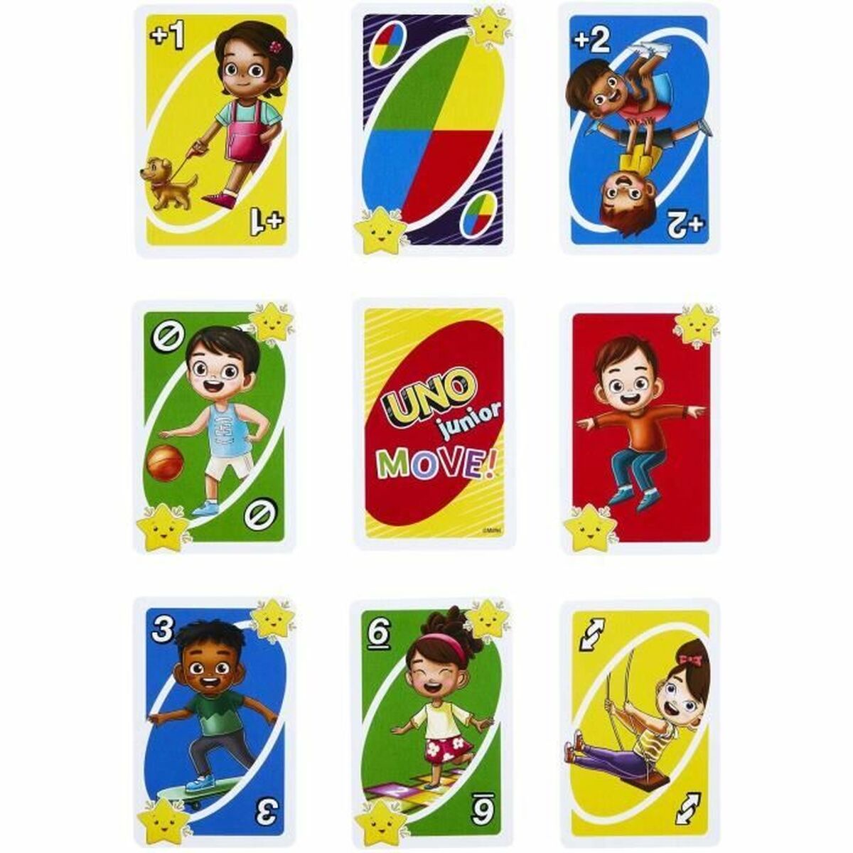 Настольная игра Mattel Uno Junior Move!-5