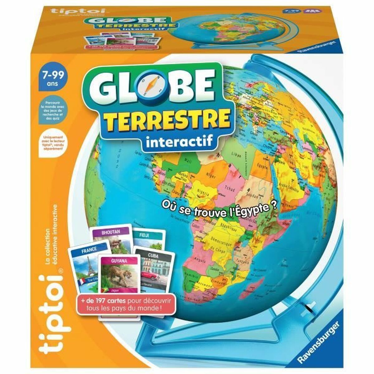 Интерактивный глобус Ravensburger (FR) Пластик-6