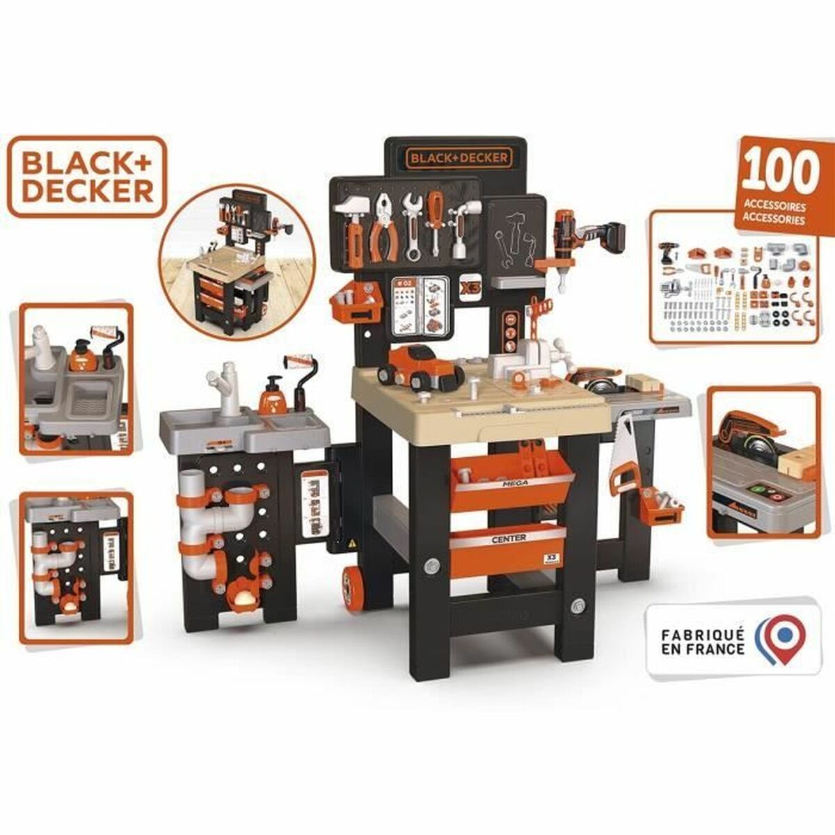 Инструментарий для детей Smoby Black + Decker-3