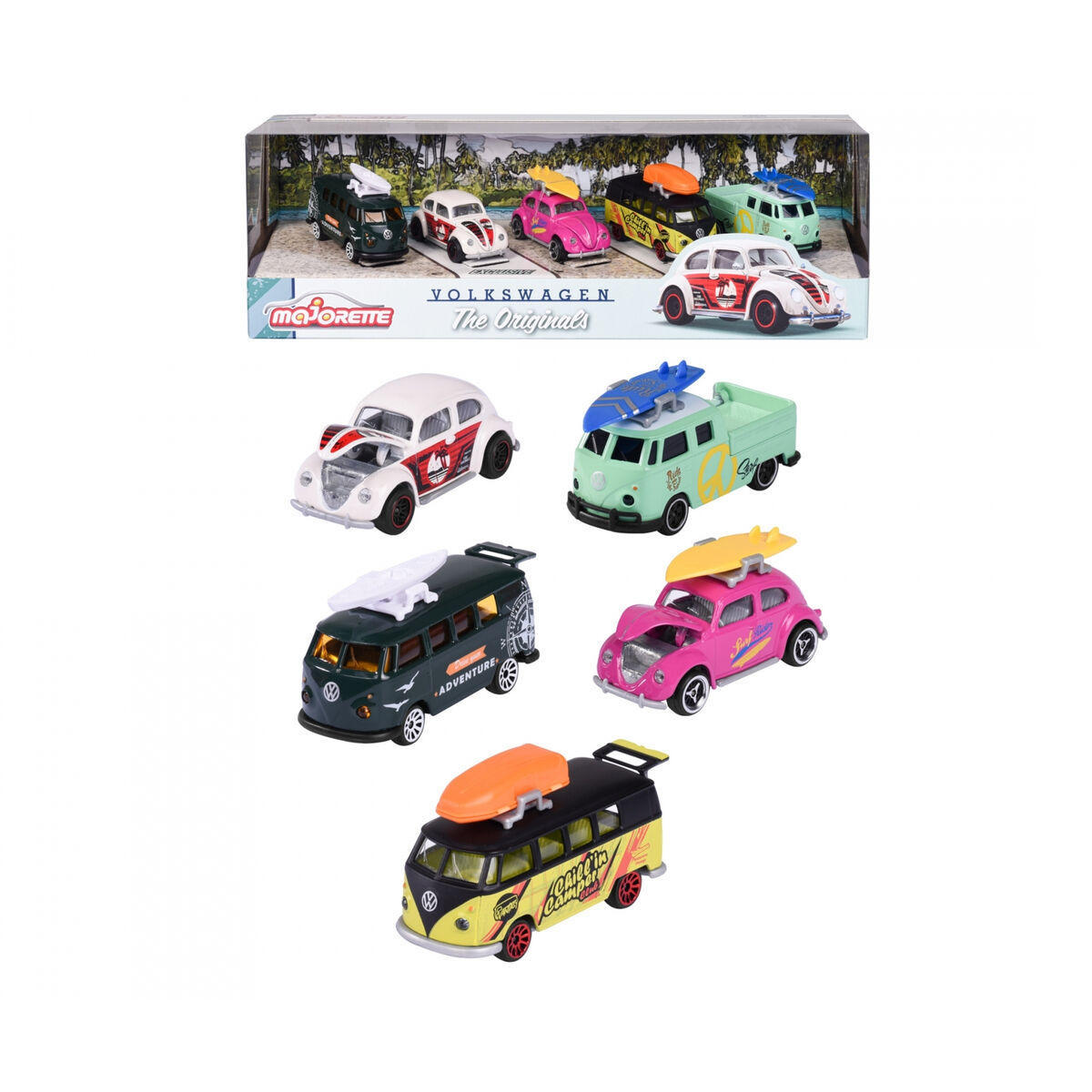 Majorette Volkswagen Originals Typewriter Set (5 Items)-2