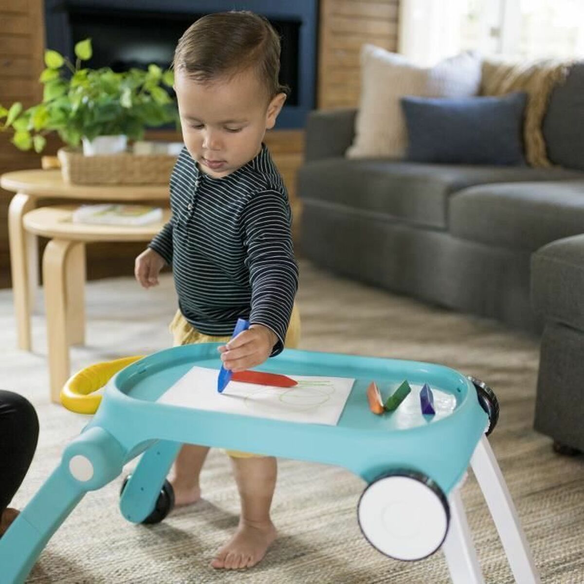 Ходунки на колесах Baby Einstein Синий Детский-4
