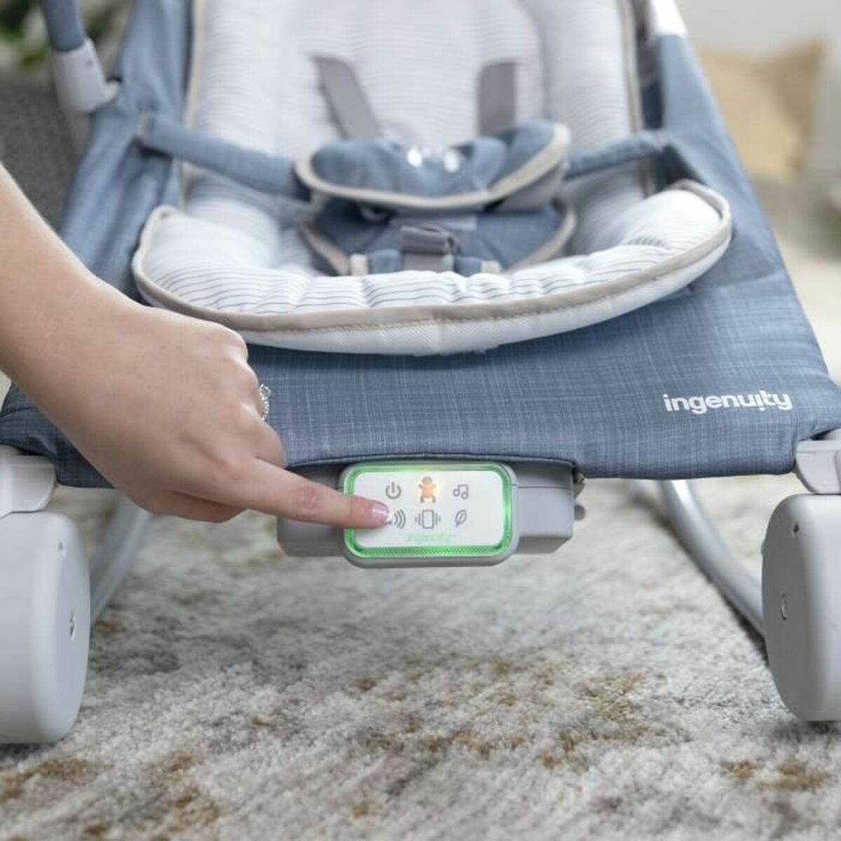 Гамак для младенца Ingenuity Happy Belly Rock-to-2