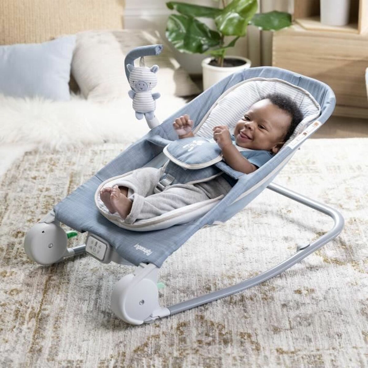 Гамак для младенца Ingenuity Happy Belly Rock-to-3
