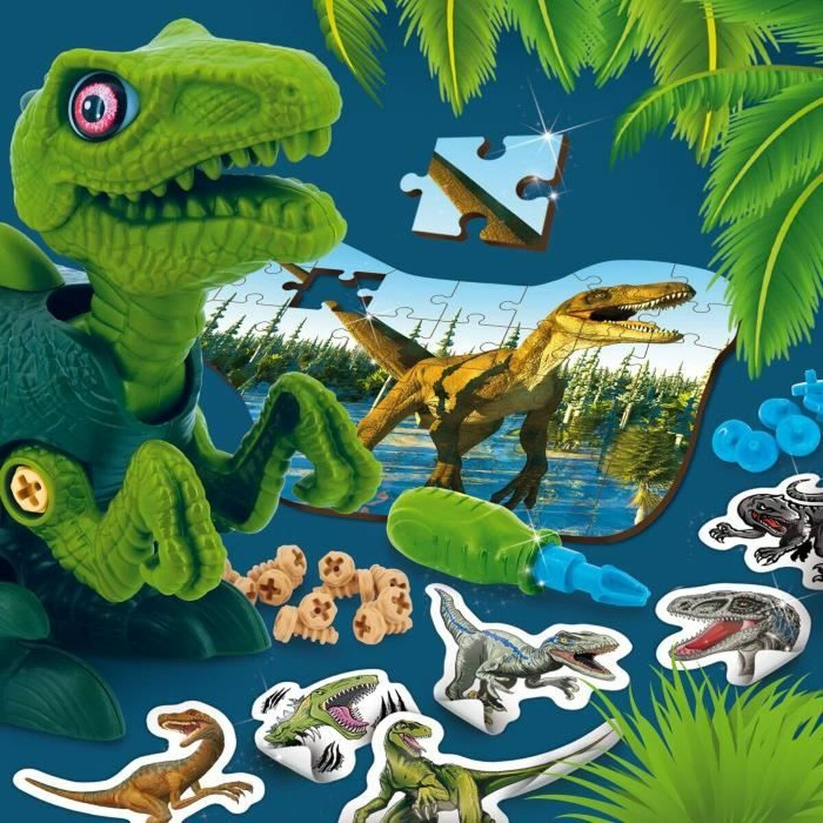 科学游戏Lisciani Giochi Dino Stem Velociraptor-2