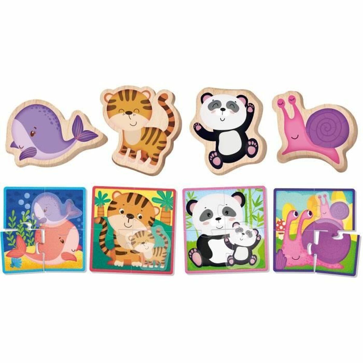 Образовательный набор Lisciani Giochi Puzzle Animals-2