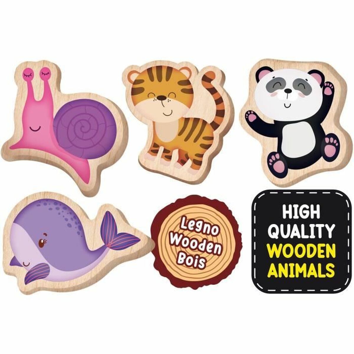 Образовательный набор Lisciani Giochi Puzzle Animals-3