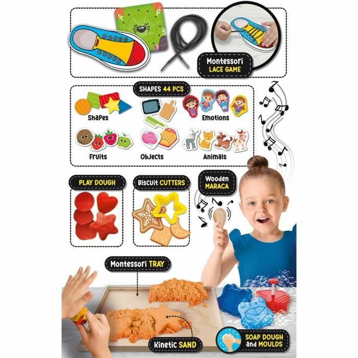 Образовательный набор Lisciani Giochi Montessori Box (FR)-3
