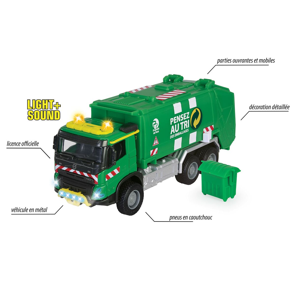 Majorette garbage truck-2