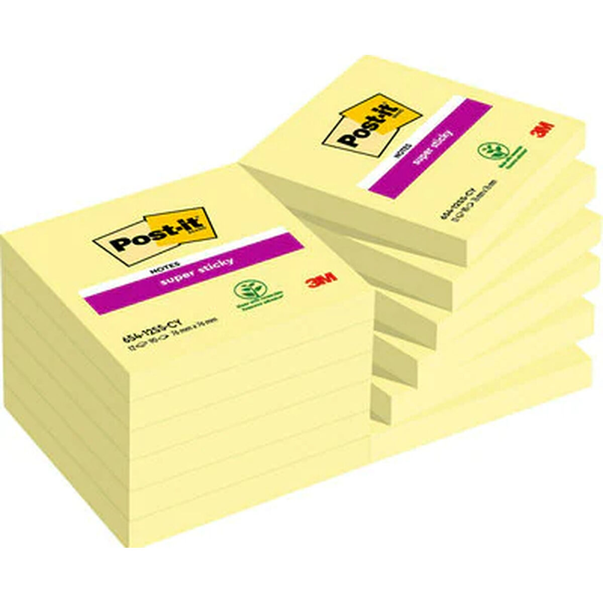 Стикеры для записей Post-it 70005197887 Жёлтый (12 штук)-2