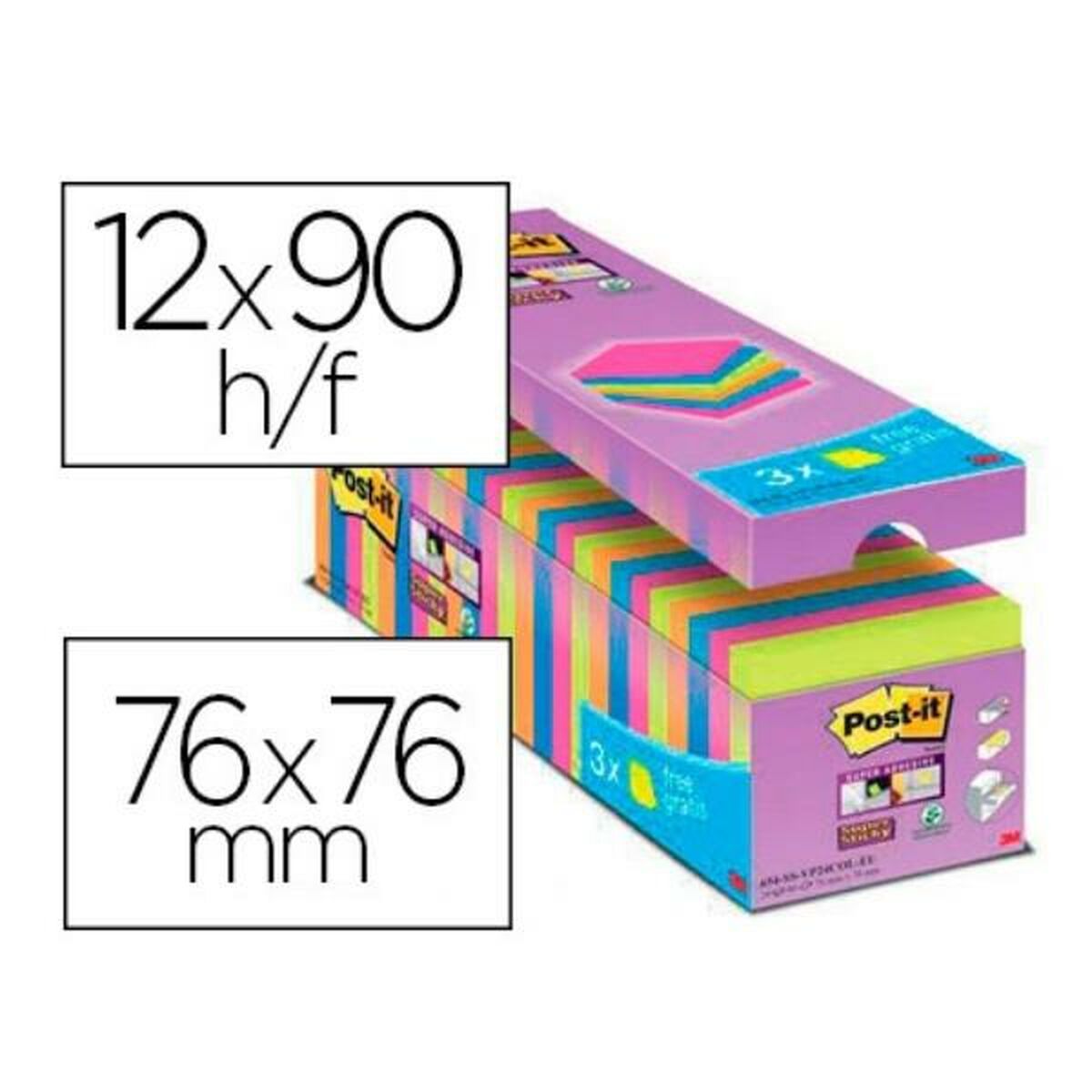 Стикеры для записей Post-it 70005251569 A7-2
