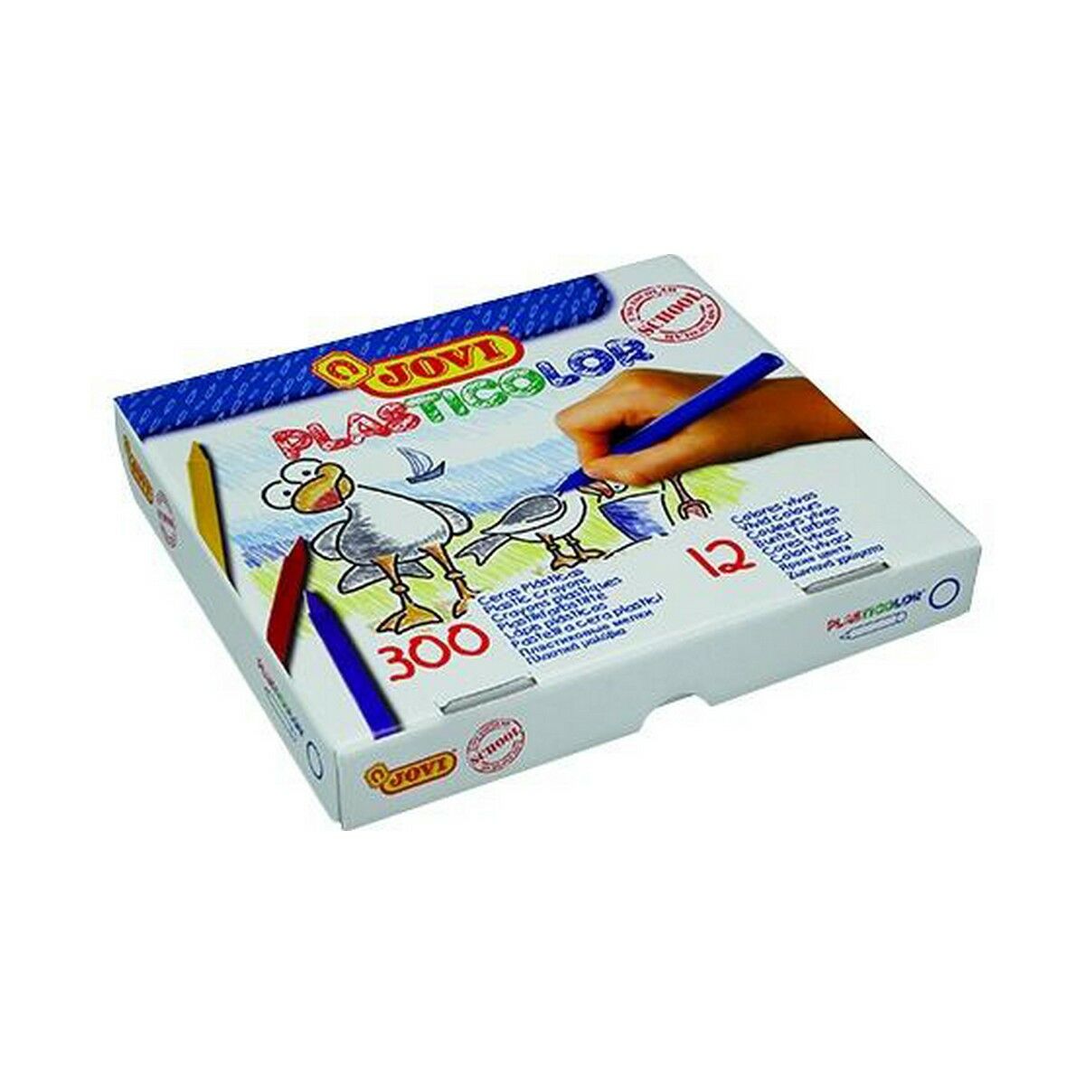 Цветные полужирные карандаши Jovi 929 300 штук Коробка-7