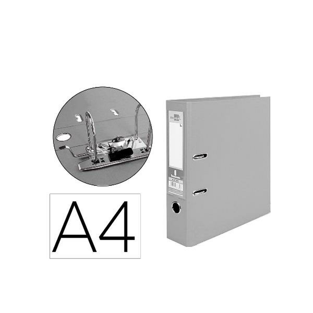 Папка-регистратор Liderpapel AZ25 Серый A4 (1 штук)-2