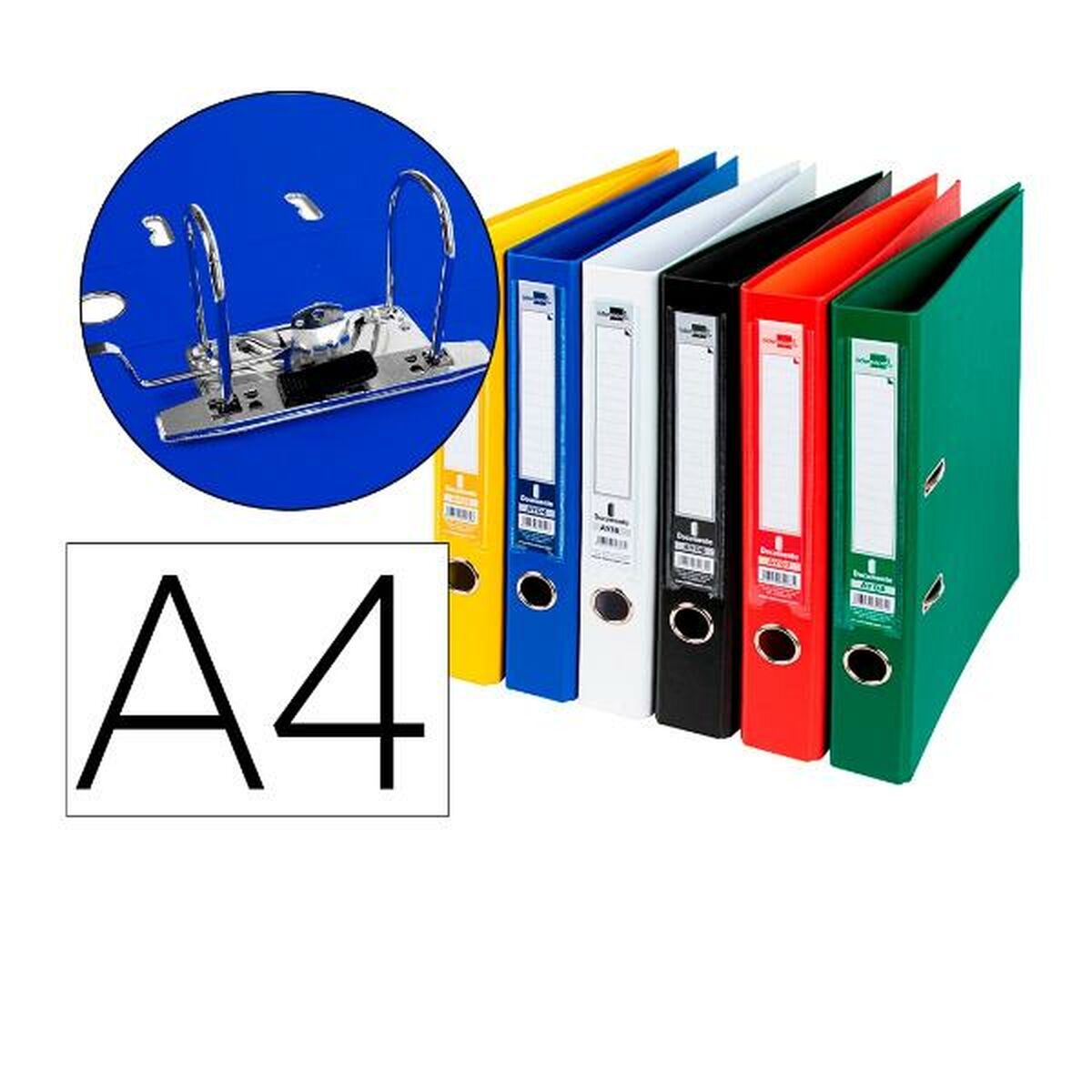 Папка-регистратор Liderpapel AZ73 A4 Celeste (1 штук)-2