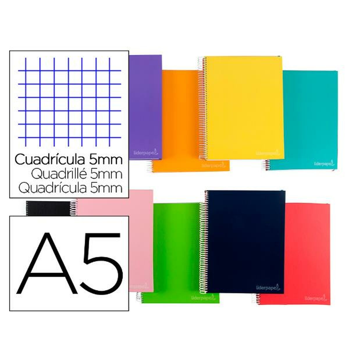 Ноутбук Liderpapel BJ06 A5 140 Листья