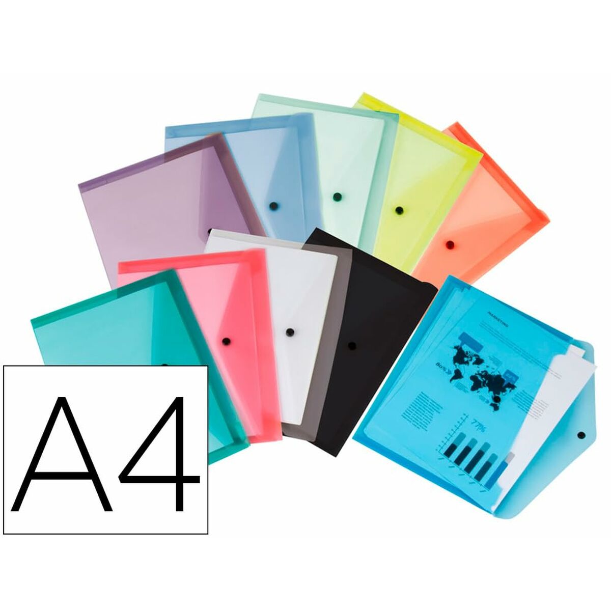 Папка Liderpapel DS90 A4-2