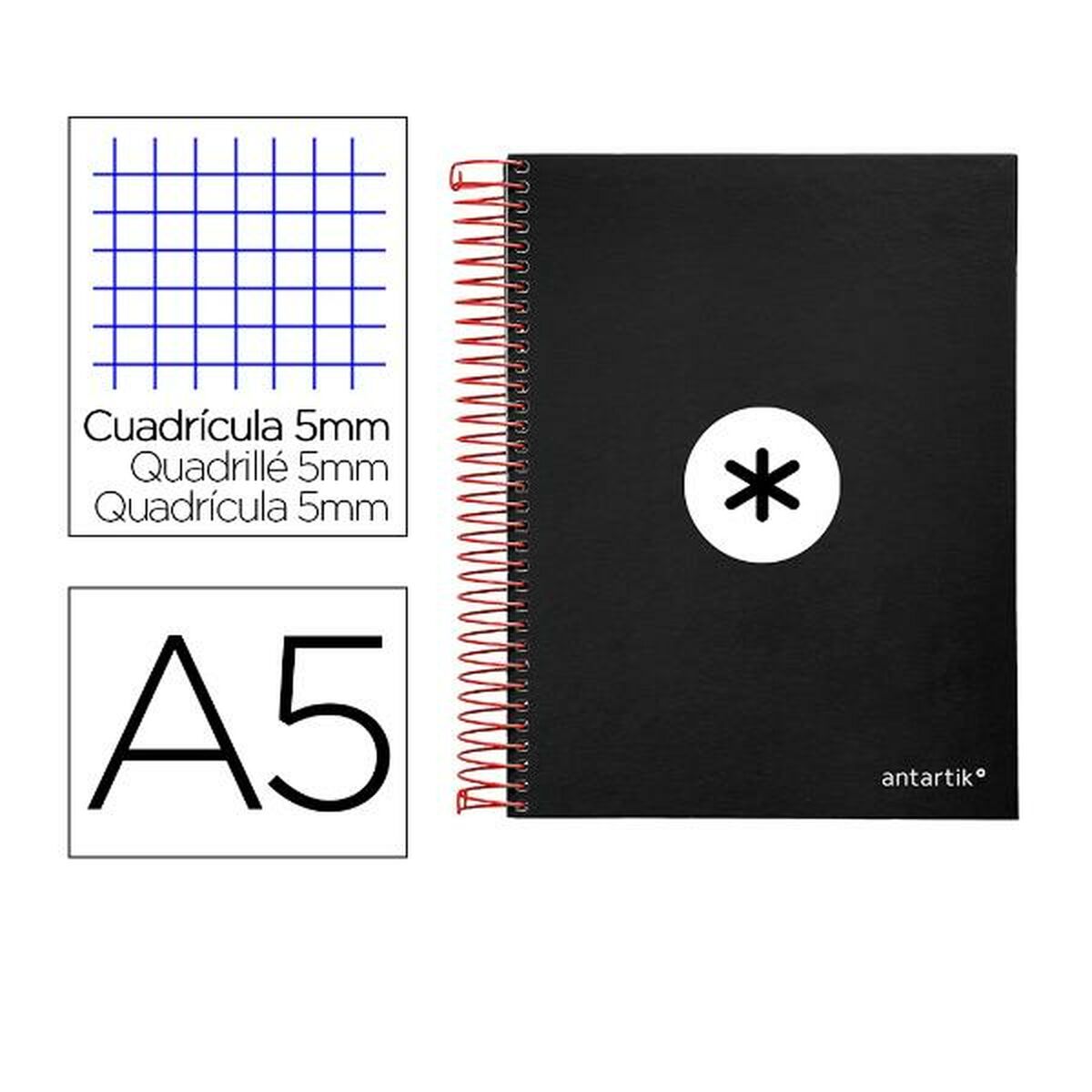 Portátil Antartik KD40 A4 120 Hojas