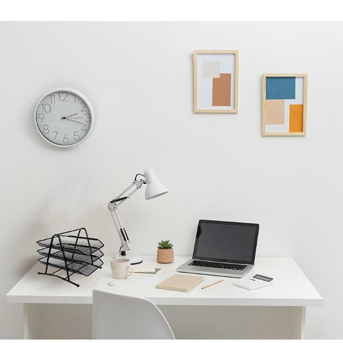 Set of Q-Connect organizing trays KF00823 Black Aluminum-2