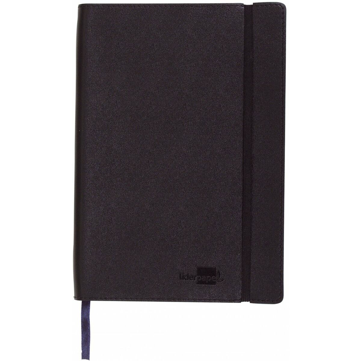 Блокнотом Liderpapel LB44 Чёрный A5 120 Листья-2