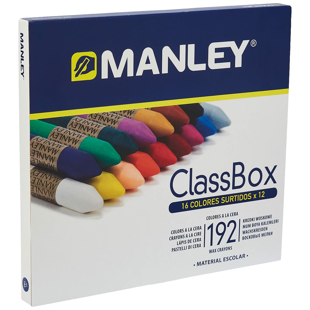 Цветные полужирные карандаши Manley MNC00192 192 Предметы-2