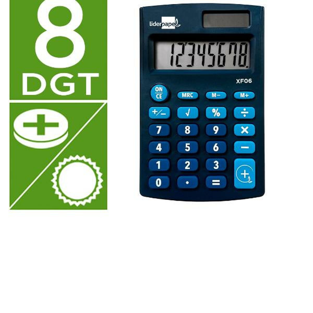 Калькулятор Liderpapel XF06 Синий-5