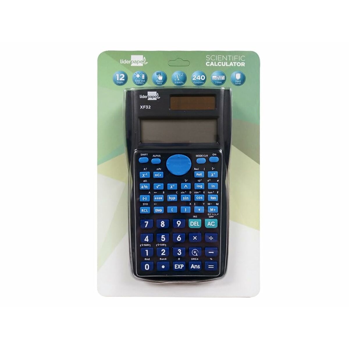 Scientific Calculator Liderpapel XF32 Blue-3