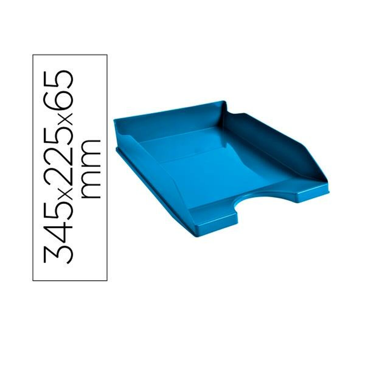 Лоток для документов Exacompta 123100D Синий Пластик 34,5 x 25,5 x 6,5 cm 1 штук-2