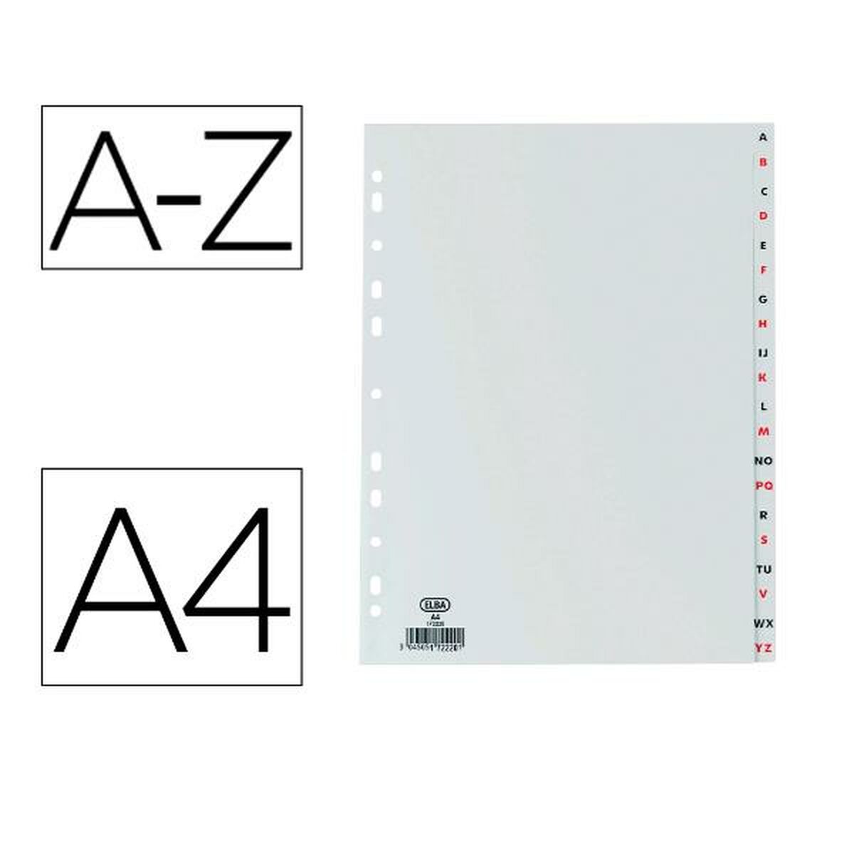 Separators Elba 100210404 White Cardboard (1 pieces)-2