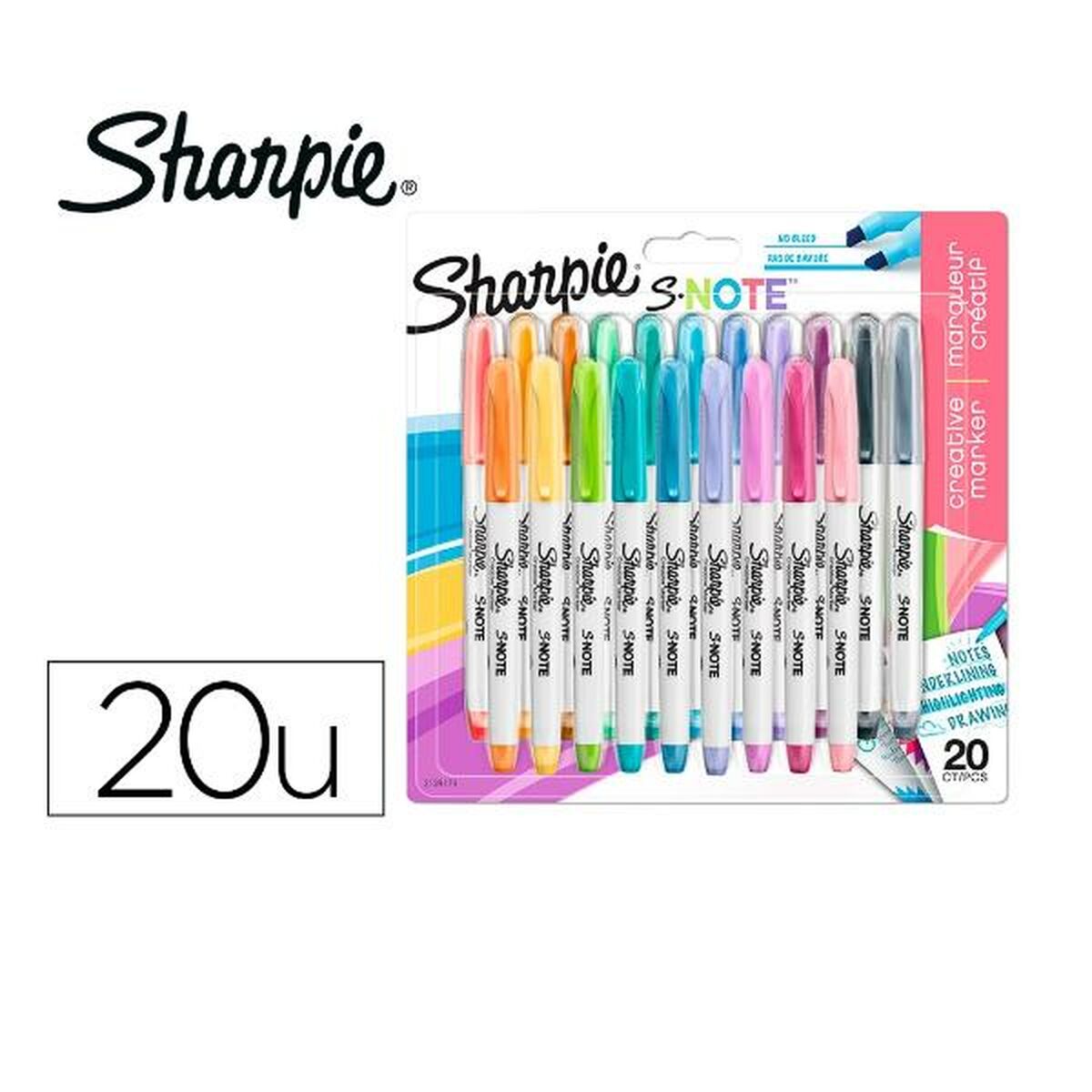 Набор маркеров Sharpie 2139179 Разноцветный 20 Предметы-2