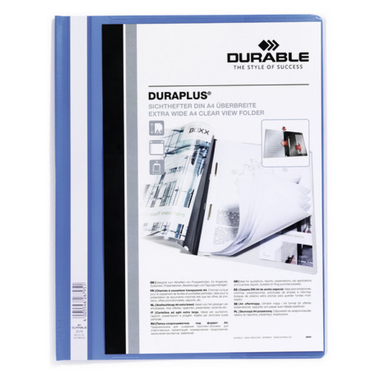 Папка Durable 2579-06 Синий A4-2