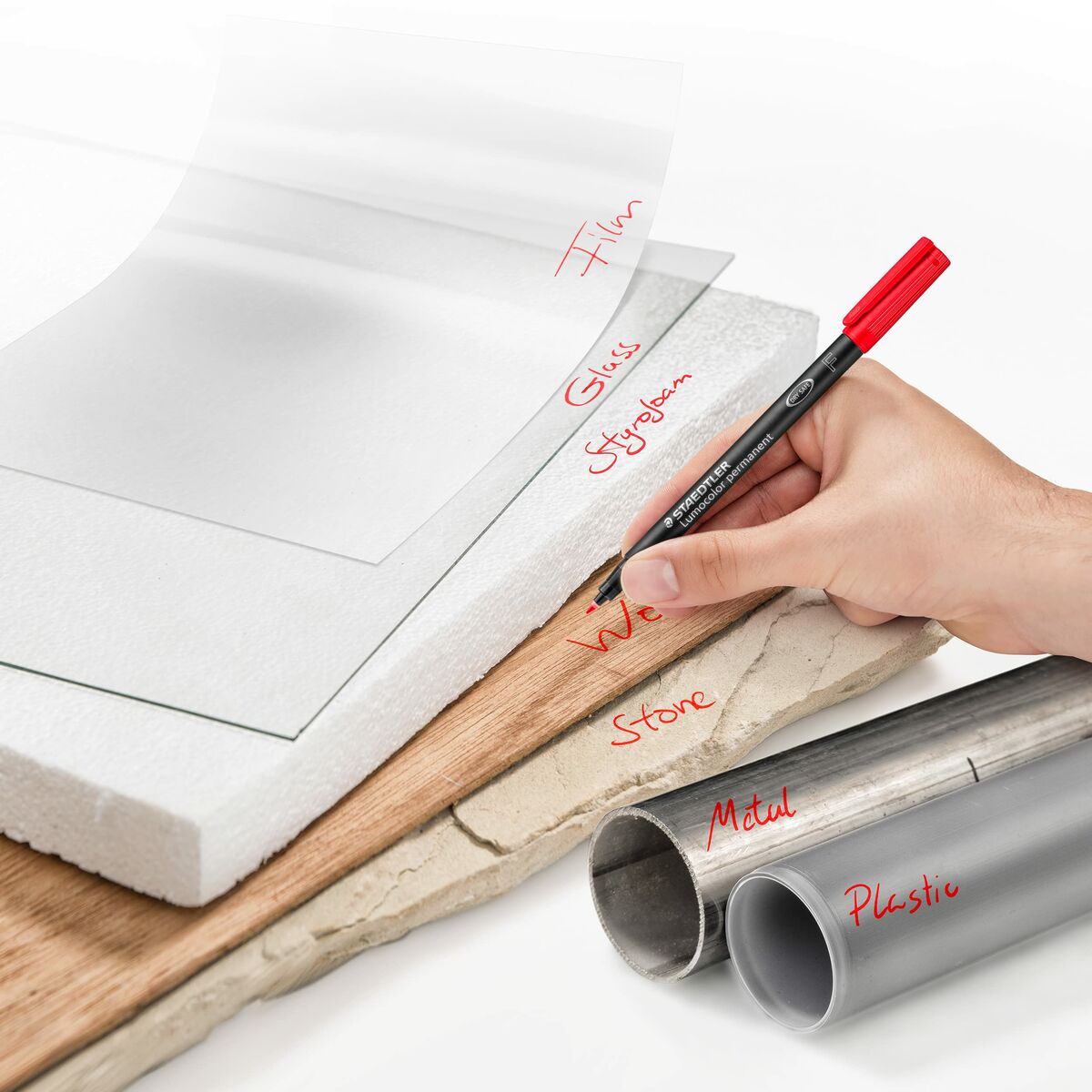 Постоянный маркер Staedtler 318 WP6 1 mm Чёрный Разноцветный-6