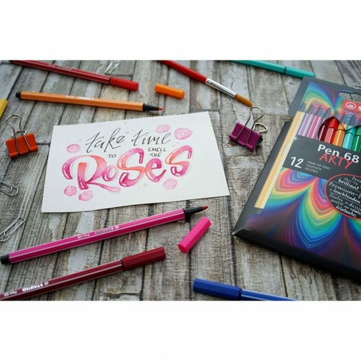 Набор маркеров Stabilo Pen 68 ARTY 1 mm (30 Предметы)-4