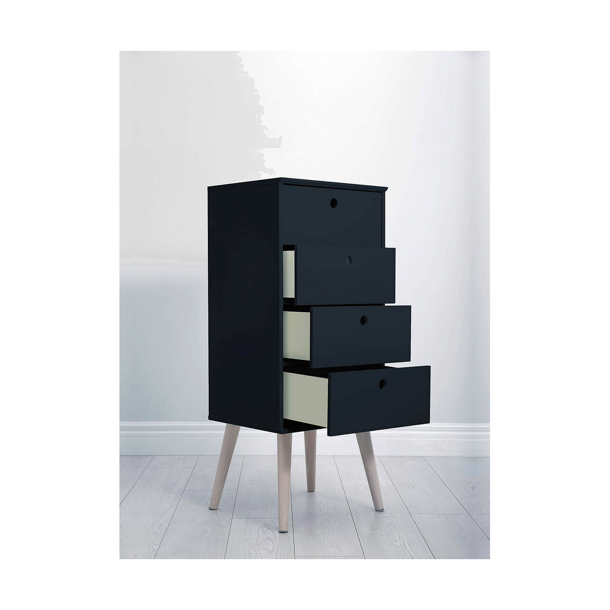 Bruguer Acrylic Paint Black Acrylic Enamel (250 ml)-2